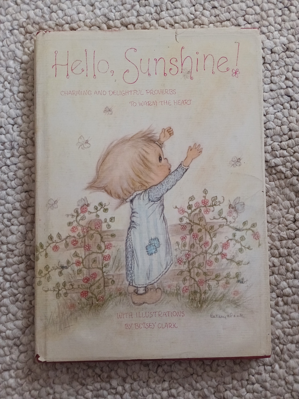 Hallmark Hello Sunshine Betsy Clark Hard Cover Book Excellent Condition